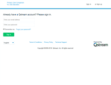 Tablet Screenshot of primarycarecompanion.qstream.com