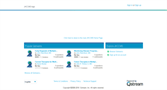 Desktop Screenshot of jhccms.qstream.com